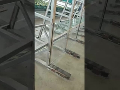 কাস্টম টেম্পারেড আল্ট্রা ক্লিয়ার গ্লাস রেইলিং