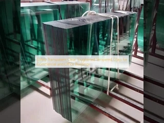 বাণিজ্যিক এবং অফিস বিল্ডিংগুলির জন্য সুরক্ষা স্বচ্ছ পরিষ্কার শক্ত কাঁচ