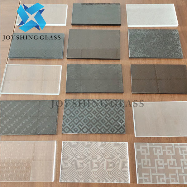 পরিষ্কার অ্যাসিড Etched গ্লাস বেধ রঙ আকার প্যাটার্ন আকৃতি কাস্টমাইজেশন