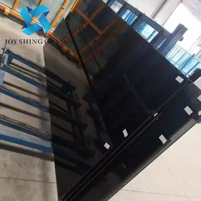 8 মিমি ব্ল্যাক লেমিনেটেড গ্লাস PVB সাউন্ড ইনসুলেশন টেম্পারড লেমিনেটেড গ্লাস
