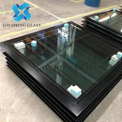 ডাবল ইনসুলেটেড গ্লাস 6+12A+6mm লো-ই ইনসুলেটিং গ্লাস কার্টেন ওয়াল